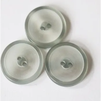 Knoflík Knoflík sv.šedý+bílý 10119/32/16 - Šedá, 20 mm