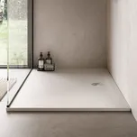 Ronal Bathrooms (Sanswiss) Obdélníková sprchová vanička Ronal Air z litého mramoru (Mineralite) 900 x 700 x 20mm, antracitově šedá