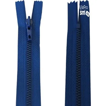 Zip zip DMC kov.šat.AZURA MOD 1310XX - Modrá, 18cm