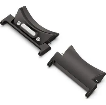 Příslušenství k chytrým hodinkám eses Konektor OneClick pro Samsung Galaxy Watch 4, 5, 6, 7 - Černý, 2 kusy