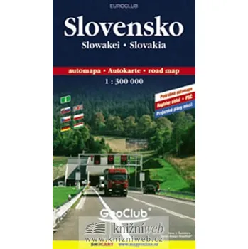Cestování Slovensko automapa 1:300.000