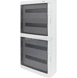 Famatel 39072 Rozvodnice ACQUA+ IP65, 72mod. (4x18), na omítku, průhl. dveře, 879x432x160mm
