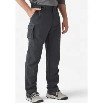 Rybářské oblečení CAPERLAN Pánské kalhoty na rybolov s UV ochranou UPF 50+ FT 500 nastavitelné S ŠEDÁ