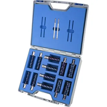 Vrták Karnasch 201948 | Jádrové vrtáky BLUE-LINE PRO 55 SET PROFI, WELDON 14, 18, 20, 26 mm, sada 12 ks