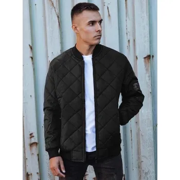Pánská prošívaná bunda bomber černá