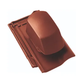 BRAMAC Taška průchozí pro sanitární odvětrání Rubín 13 glazura kaštanově hnědá