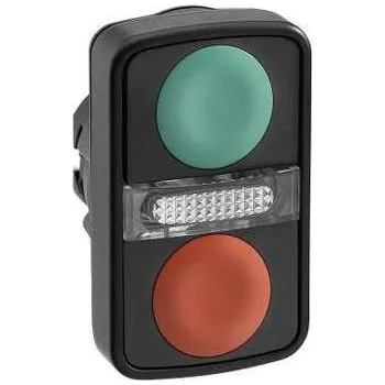 Stykač Schneider Electric ZB5AW7A3740 Ovládací hlavice dvoutlačítková se signálkou