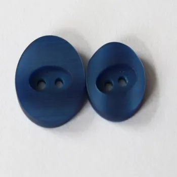Knoflík Knoflík 1711/26 červený, azura, tm. modrý - Modrá, 14mm