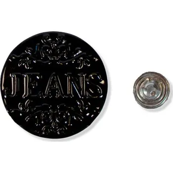 Knoflík knoflík stiskací Jeans 292/32 ČERNÝ - Černá, 20mm