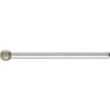 Brusný kotouč Pferd 36205009 | Diamantové kulové brusné tělísko s galvanickým pojivem KU DKU-A 5,0/3, D 91