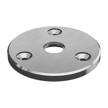 Zábradlí Příruba pro držák madel Příruba pro držák madel, O60 mm, pro MOD 0809, nerez. ocel 316, kartáčovaná