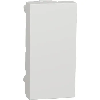 Elektrická zásuvka Schneider Electric NU986520 Unica - Záslepka 1 modul, Bílá Antibakteriální