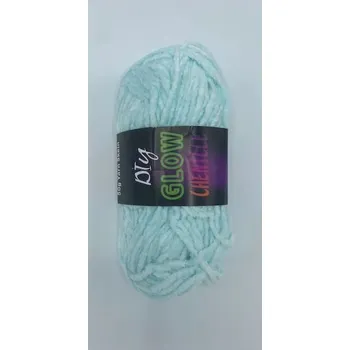 Glow chenille yarn tyrkysová