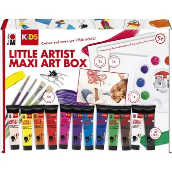 Marabu Sada akrylových barev KiDS Little Artist Maxi Art Box 12x 36 ml