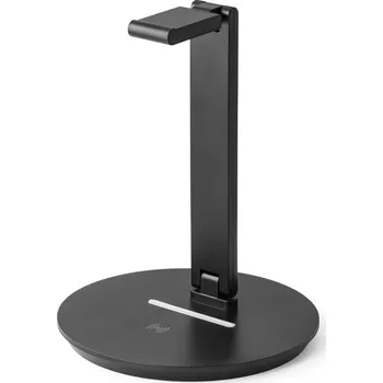 Příslušenství pro sluchátka GERST. ABS stojan na sluchátka s integrovanou bezdrátovou nabíječkou