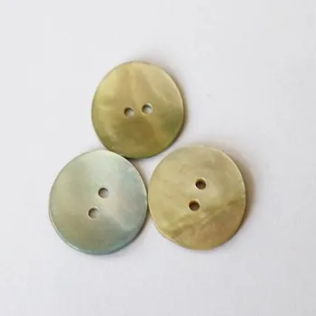 Knoflík Knoflík perleť 90/32 - Modrá, 20 mm