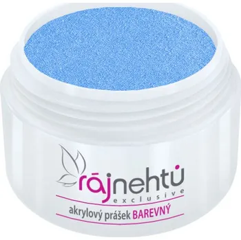 Umělé nehty Ráj nehtů - Akrylový prášek NEON - Blue 5g