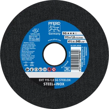 Řezný kotouč Řezné kotouče Pferd 61340412 115 x 1,0 x 22,23 mm, 25 5 kusů