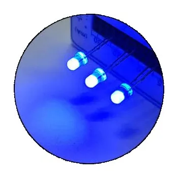 Polovodič LaskaKit_cz LED dioda 3mm Modrá