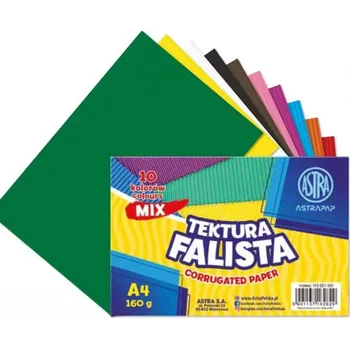 Papír ASTRAPAP Vlnitý papír / lepenka, A4, 10 ks, mix barev, 113021001