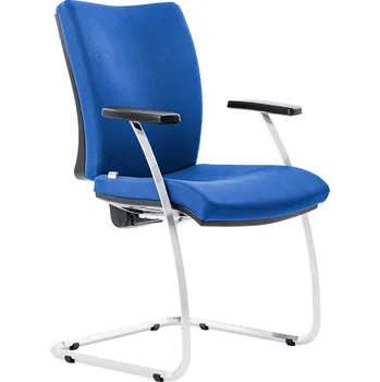 Jednací židle Čalouněná jednací židle 1580/S GALA chrom, látka Bondai, český výrobek