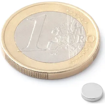 RC vybavení Extra silný neodymový magnet kruhový 5x1mm