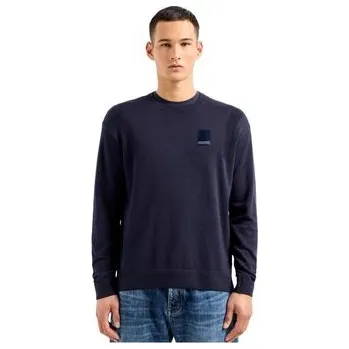 Pánský svetr Armani Exchange Svetr MAGLIA GIROCOLLO Tmavomodrá Regular Fit XL