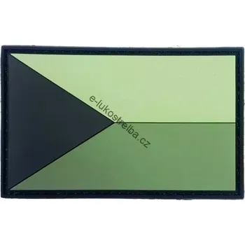 Vybavení pro přežití DOPRODEJ - Česká republika taktická nášivka PVC green