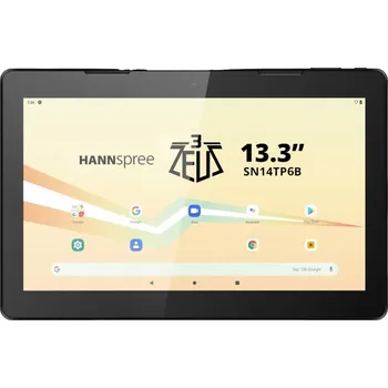 Tablet Hannspree Podložka Zeus 3 WiFi 128 GB černá tablet s OS Android 33.8 cm (13.3 palec) 2 GHz MediaTek Android™ 13 1920 x 1
