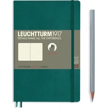 Blok Pacific Green, Paperback (B6+), 219 p., dotted