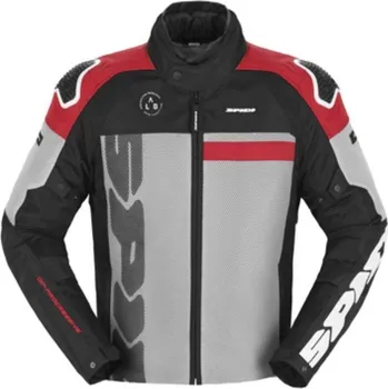 Moto bunda Bunda PROGRESSIVE NET H2OUT (černá/šedá/červená, vel. 2XL)