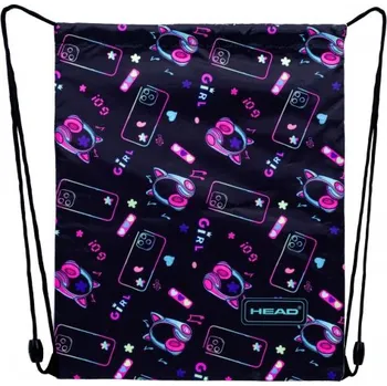 Školní sáček Sáček na přezůvky Head GIRL GO, AD1, 507024038