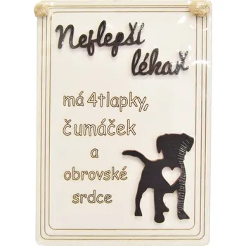 Závěsná dekorace ČUMÁČEK (21x16cm)