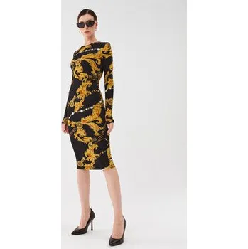 Dámské šaty Versace Jeans Couture Každodenní šaty 75HAO920 Černá Slim Fit 38