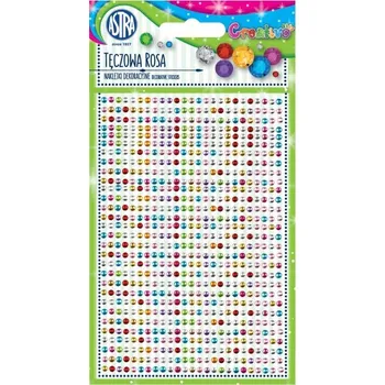 CREATIVO Dekorační samolepící kamínky, 3 mm, 725 ks, MIX BAREV, 335118011