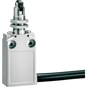 vypínač LOVATO Electric KPB7L11 kovové koncové spínače s kabelem, Plastová kladka a 90°, 1Z+1V pomalé, kabel 2m