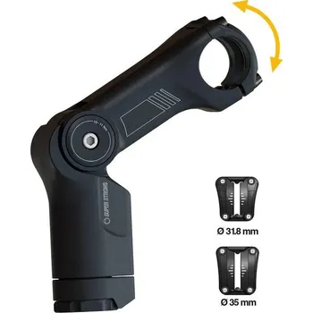 Představec na kolo představec By Schulz Alpha Pro SDS Super Strong 80mm pro 35mm (představec By Schulz Alpha Pro SDS Super Strong 80mm pro 35mm)