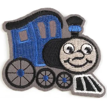 Textilní nažehlovací páska Nažehlovačka lokomotiva - 3 modrá