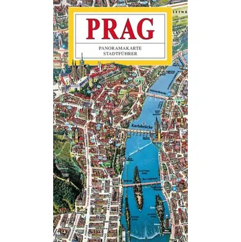 Cestování Praha - Panoramatická mapa velka / německy