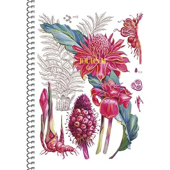 Sešit SHKOLYARYK Designový blok se spirálou A5, 96 listů, čtverečkovaný, mix motivů, 104020016