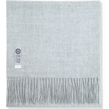 Šála Vlněná alpaka šála Toni silver grey 30x200, So Cosy UK