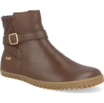Dámská zimní obuv Barefoot dámské kotníkové boty Be Lenka - Diva Dark Brown Velikost: 42