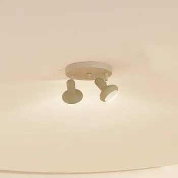 Lampička Stropní bodové svítidlo Lindby Huby, 2 světla, krémová/světle zelená, béžová, světle zelená 2 x 10 W LED - Doprava zdarma