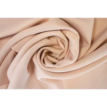 Metráž - Krepsatén MERUŇKA TL55248007 Pes - látka na šaty - Meruňková, 145 cm