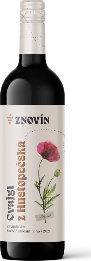 Znovín Zweigeltrebe 2021 jakostní víno 0,75 l (1421)