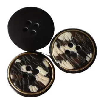 Knoflík 460034 Knoflík (885669 32) - Černobílá, 20 mm