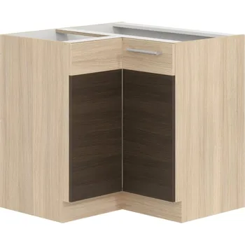 Kuchyňská linka RUTHIN, dolní rohová skříňka D90NW, rijeka tmavá + PROVĚŘENO zákazníky + vyzvednutí ZDARMA