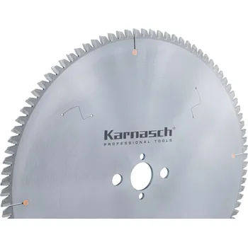 Pilový kotouč Karnasch 111100330040 | Pilový kotouč osazený tvrdokovem s negativní geometrií, ruční posuv 330x3,2/2,5x32 mm, 72 TFN