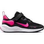 Dívčí sportovní obuv Nike REVOLUTION 7 (PSV) 11.5C Černá, Růžová, Bílá