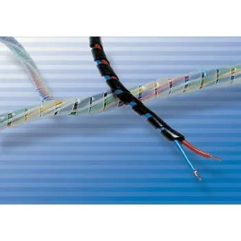 Stahovací páska WAPRO BFST-6 spirálová bužírka BANDIFLEX, PE (polyetylen), pro ? 6 - 30 mm, přírodní, bal. 10 m